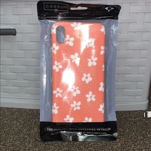 CASELY coral floral case for Iphone 10s Max